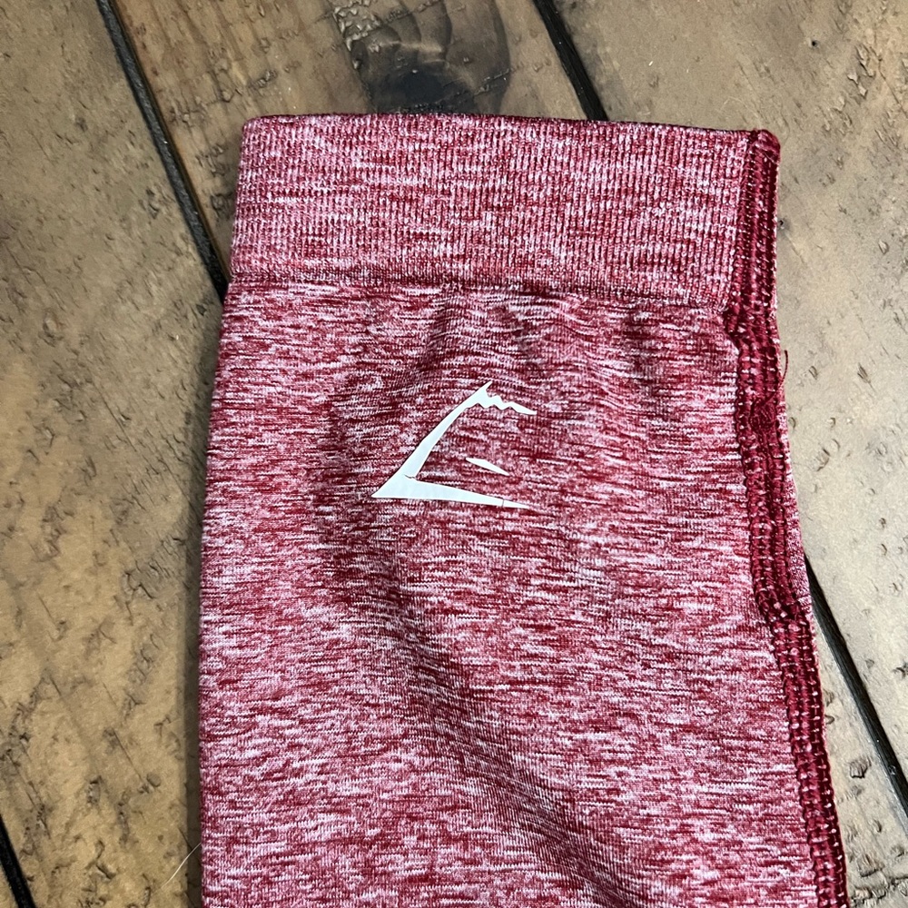 Gymshark Adapt Ombre Burgundy Leggings